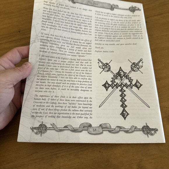 7th Sea Game's Masters GM Screen 1st Edition AEG RPG VGC - Picture 6 of 6